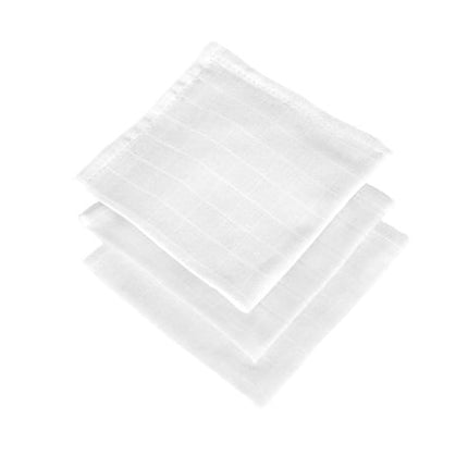 Jollein Monddoekje Hydrofiel Wit 3st - Jollein - Babywinkel - 8717329313606