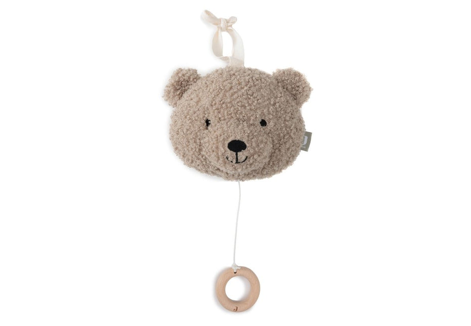 Jollein Muziekhanger Baby Teddy Bear Olive Green koop je bij Babywinkel