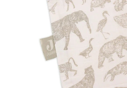Jollein Slaapzak Baby Hydrofiel Animals Olive Green - Jollein - Babywinkel - 8717329380141