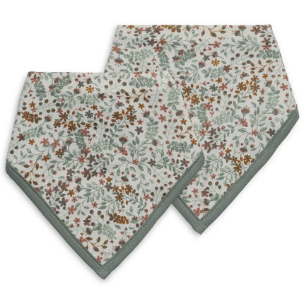Jollein Slabbetje Bandana Bloom 2st - Jollein - Babywinkel - 8717329357624