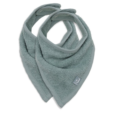 Jollein Slabbetje Bandana Sea Green 2St - Jollein - Babywinkel - 8717329387379