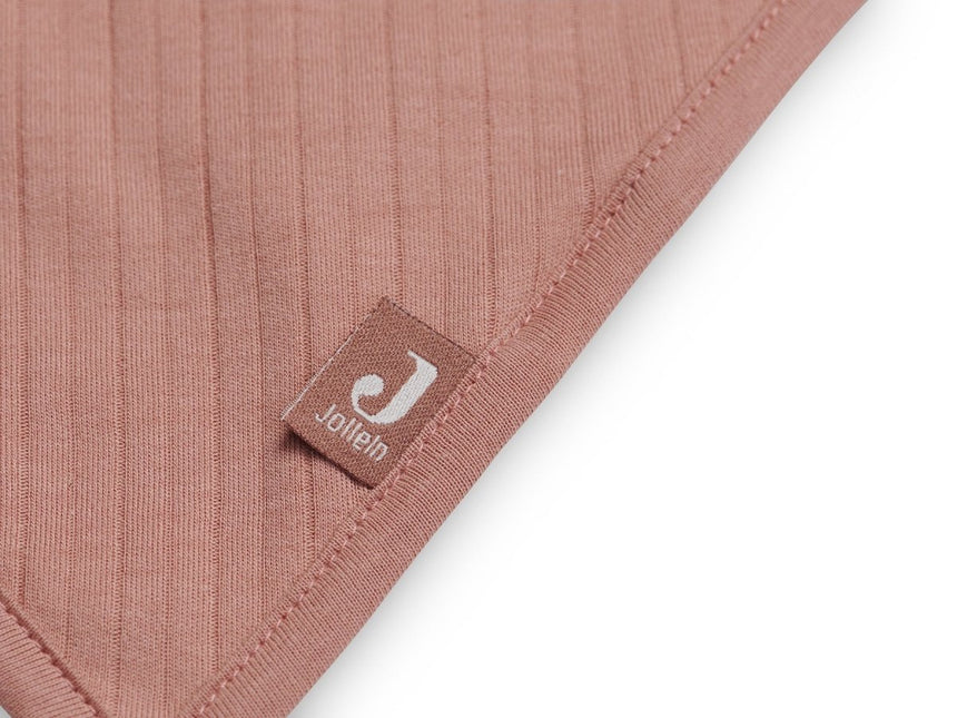 Jollein Slabbetje Bandana Stripe Rosewood 2st - Jollein - Babywinkel - 8717329362734