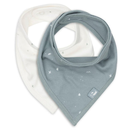 Jollein Slabbetje Bandana Twinkling Sea Green 2St - Jollein - Babywinkel - 8717329384699