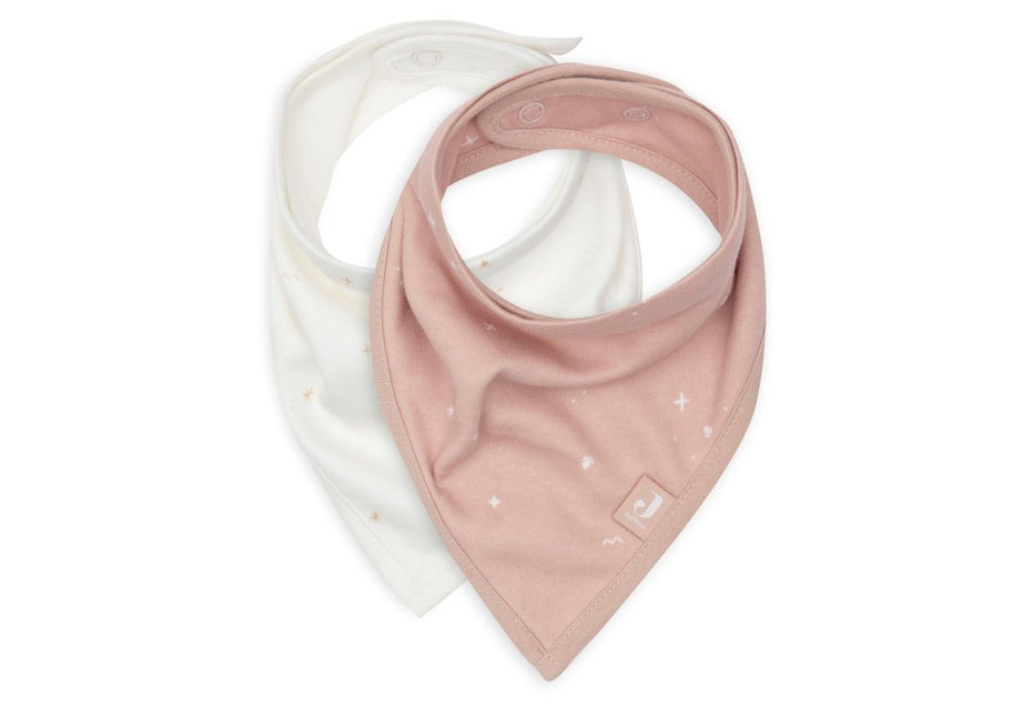 Jollein Slabbetje Bandana Twinkling Wild Rose 2St koop je bij Babywinkel