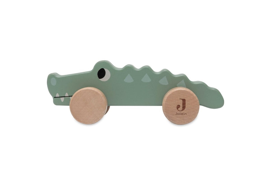 Jollein Speelgoed Auto Krokodil Op Wielen Jungle Jambo - Jollein - Babywinkel - 8717329388635