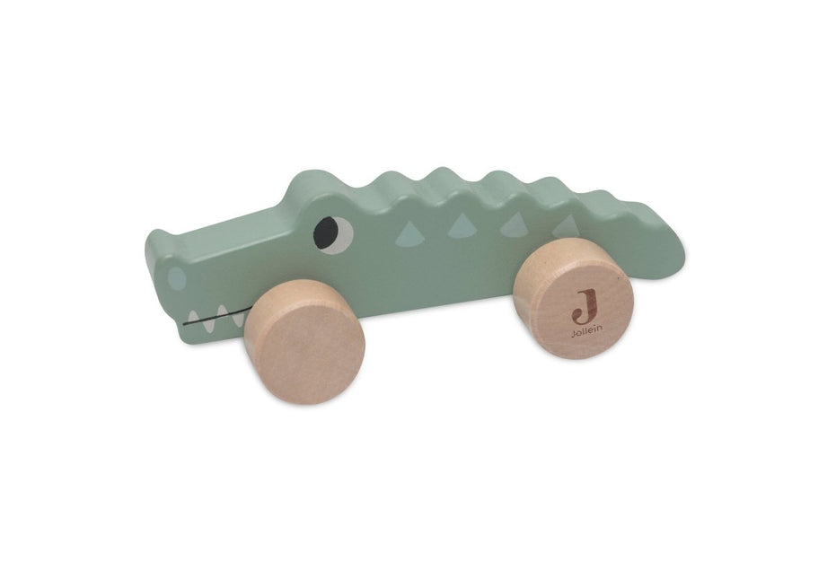 Jollein Speelgoed Auto Krokodil Op Wielen Jungle Jambo - Jollein - Babywinkel - 8717329388635