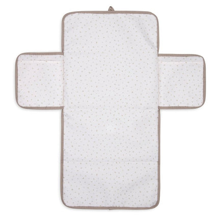 Jollein Verschoningsmat Cloudy Rib/ Milky Coffee - Babywinkel - 8717329401525