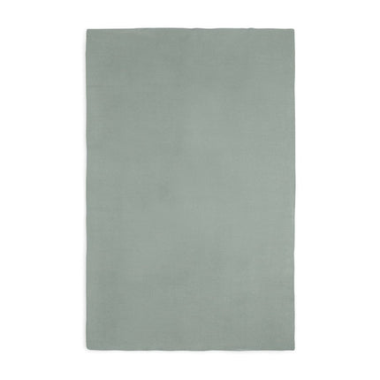 Jollein Wiegdeken Basic Knit Forest Green 75x100cm - Jollein - Babywinkel - 8717329339835