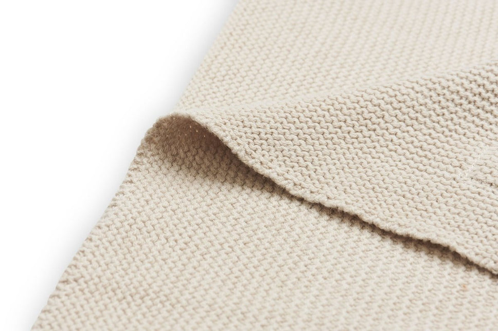 Jollein Wiegdeken Basic Knit Nougat 75x100cm - Jollein - Babywinkel - 8717329359581