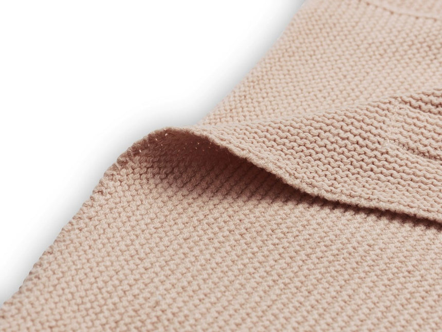 Jollein Wiegdeken Basic Knit Pale Pink 75x100cm - Jollein - Babywinkel - 8717329361270
