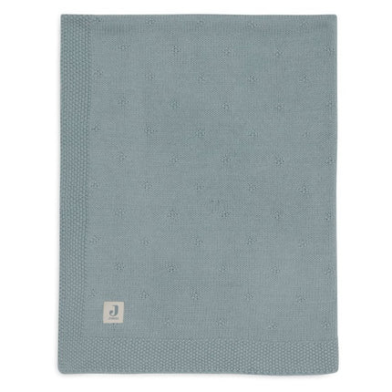 Jollein Wiegdeken Cosy Knit Sea Green 75 X 100 Cm - Jollein - Babywinkel - 8717329386570