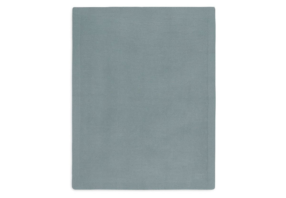 Jollein Wiegdeken Cosy Knit Sea Green 75 X 100 Cm - Jollein - Babywinkel - 8717329386570