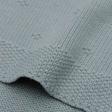 Jollein Wiegdeken Cosy Knit Sea Green 75 X 100 Cm - Jollein - Babywinkel - 8717329386570