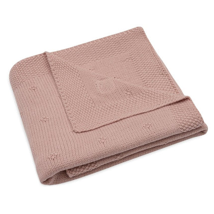 Jollein Wiegdeken Cosy Knit Wild Rose 75 X 100 Cm - Jollein - Babywinkel - 8717329386563
