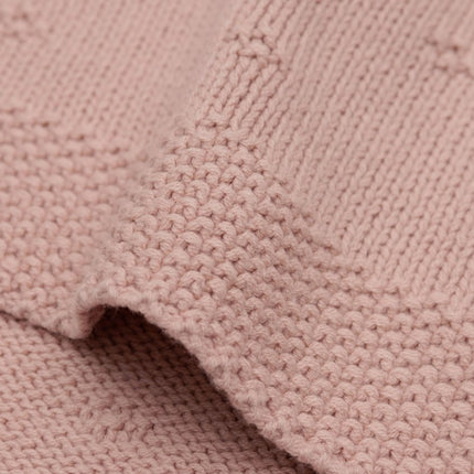 Jollein Wiegdeken Cosy Knit Wild Rose 75 X 100 Cm - Jollein - Babywinkel - 8717329386563
