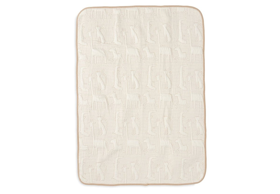 Jollein Wiegdeken Jungle Jambo Biscuit/Oatmeal 75 X 100 Cm - Jollein - Babywinkel - 8717329387782