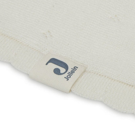 Jollein Wiegdeken Pointelle Ivory 100x150cm - Jollein - Babywinkel - 8717329366022