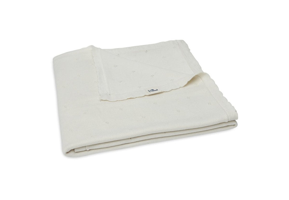 Jollein Wiegdeken Pointelle Ivory 100x150cm - Jollein - Babywinkel - 8717329366022