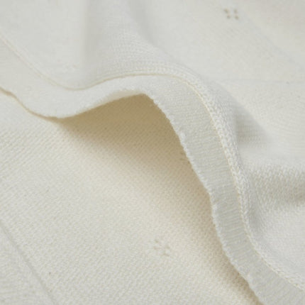 Jollein Wiegdeken Pointelle Ivory 100x150cm - Jollein - Babywinkel - 8717329366022