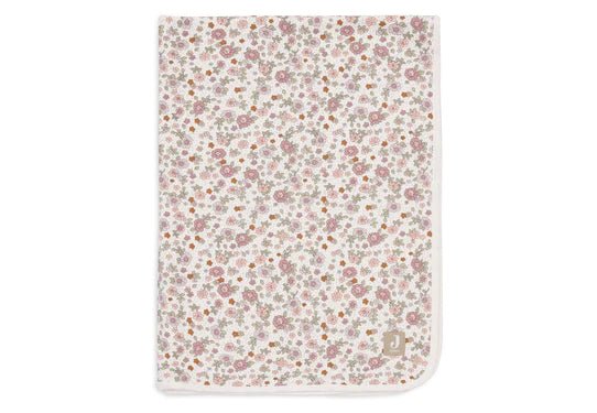 Jollein Wiegdeken Retro Flowers 75X100cm - Jollein - Babywinkel - 8717329380950