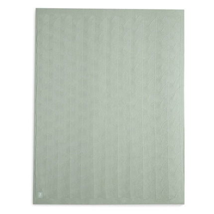 Jollein Wiegdeken Shell Knit Sea Foam 75x100cm - Jollein - Babywinkel - 8717329373648
