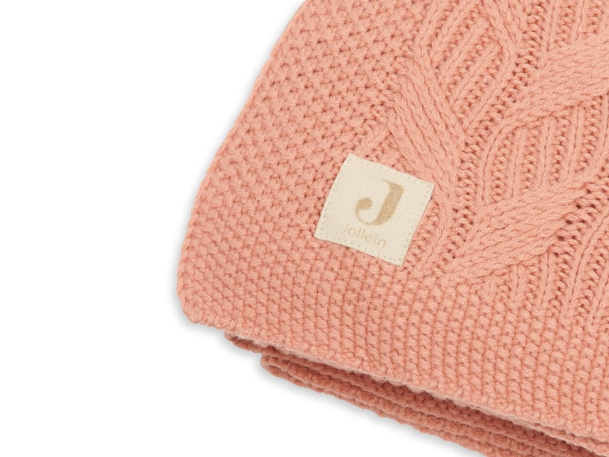 Jollein Wiegdeken Spring Knit Rosewood 75x100cm - Jollein - Babywinkel - 8717329362888