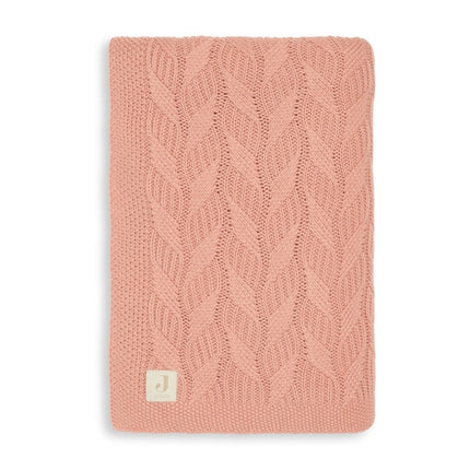 Jollein Wiegdeken Spring Knit Rosewood 75x100cm - Jollein - Babywinkel - 8717329362888