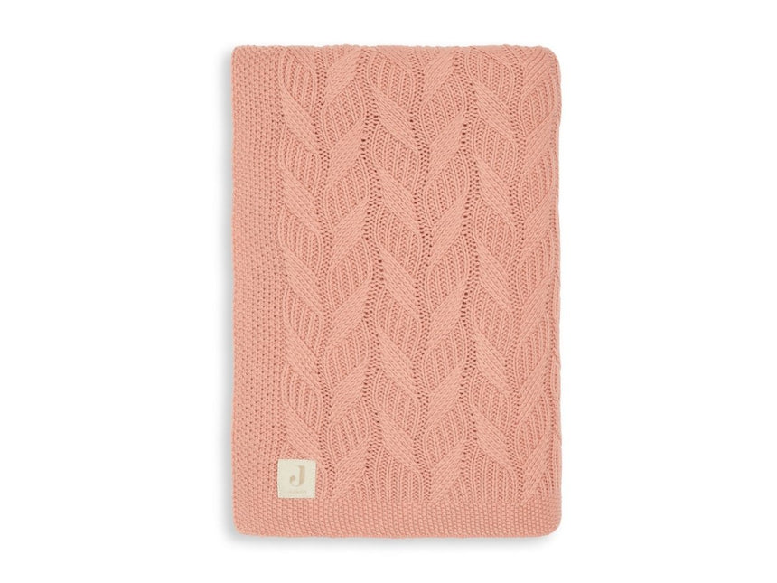 Jollein Wiegdeken Spring Knit Rosewood 75x100cm - Jollein - Babywinkel - 8717329362888