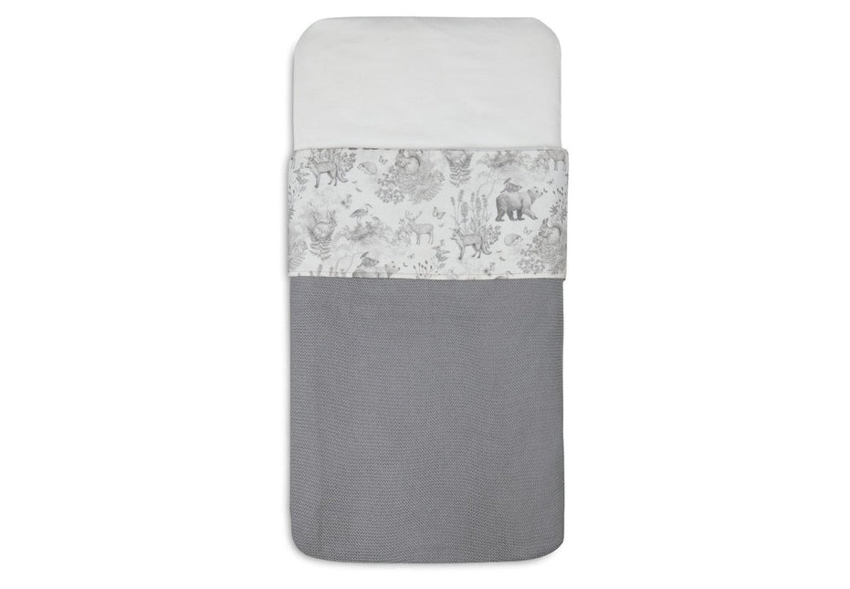 Jollein Wieglaken Forest Animals 75x100cm - Jollein - Babywinkel - 8717329365971