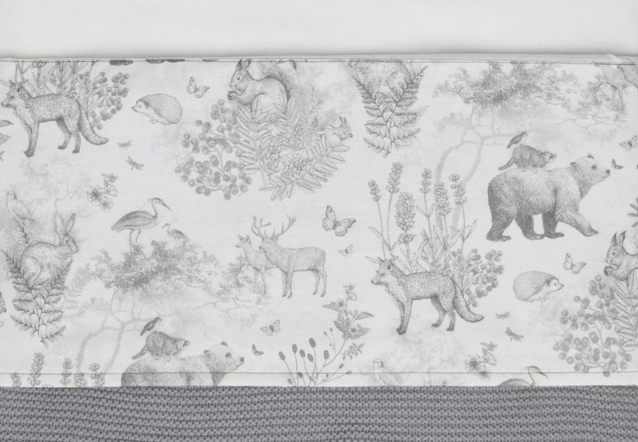 Jollein Wieglaken Forest Animals 75x100cm - Jollein - Babywinkel - 8717329365971