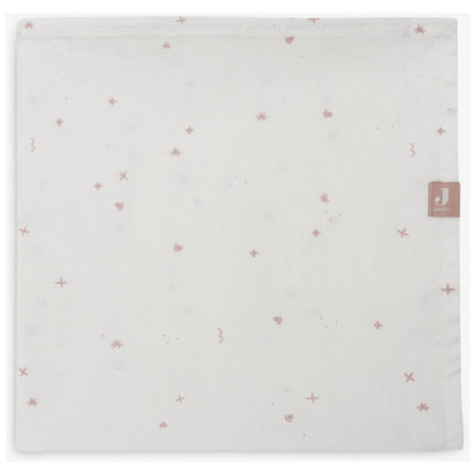 Jollein Wieglaken Twinkling Wild Rose 75X100Cm - Jollein - Babywinkel - 8717329387102