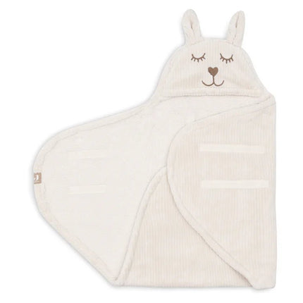 Jollein Wikkeldeken Baby Bunny Cloudy Rib/ Oatmeal - Babywinkel - 8717329401563