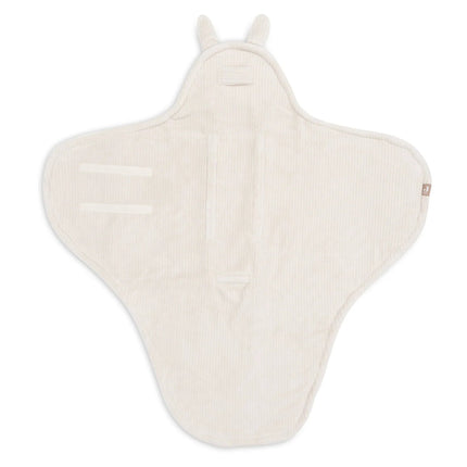 Jollein Wikkeldeken Baby Bunny Cloudy Rib/ Oatmeal - Babywinkel - 8717329401563