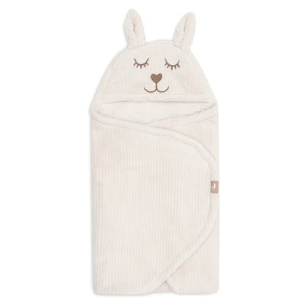 Jollein Wikkeldeken Baby Bunny Cloudy Rib/ Oatmeal - Babywinkel - 8717329401563