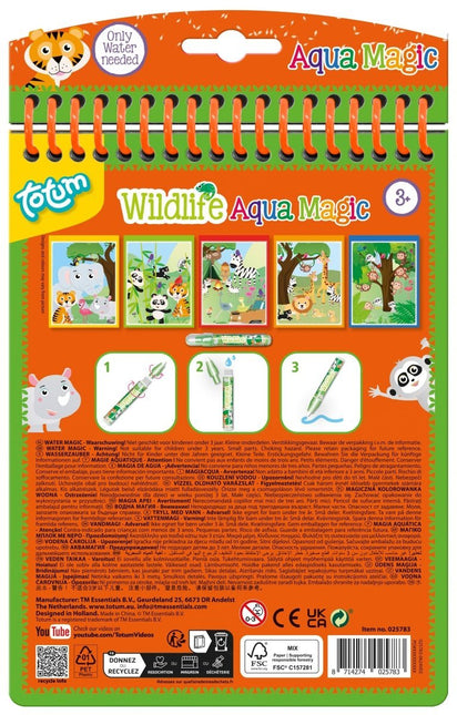 Jungle Kleurboek Met Water - Babywinkel - 8714274025783