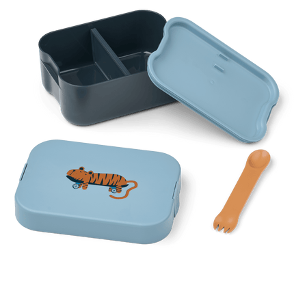 Kamil Lunchbox Tiger / Beach blue koop je bij Babywinkel