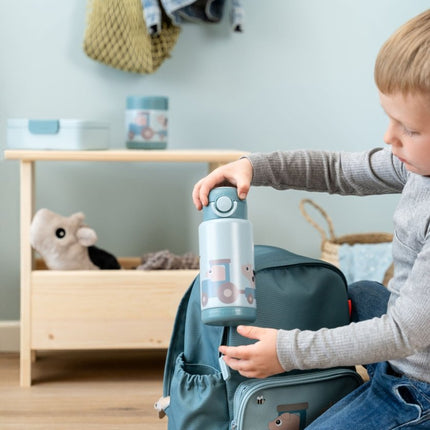 Kids backpack Tiny farm Blue 7,5 L - Babywinkel - 5712643059974