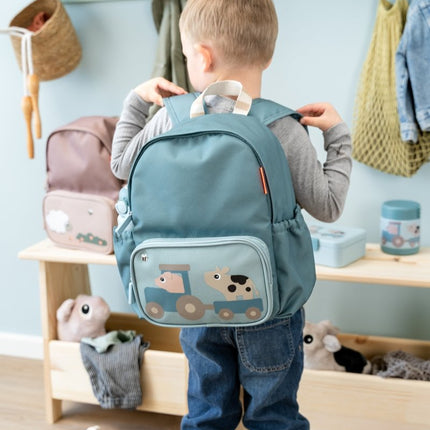 Kids backpack Tiny farm Blue 7,5 L - Babywinkel - 5712643059974