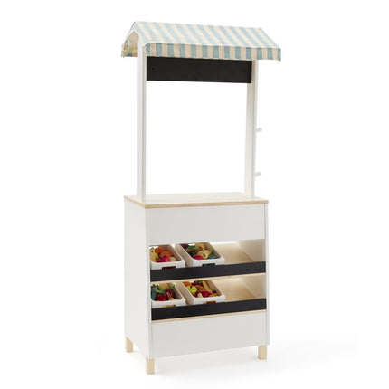 Kid's Concept Houten Speelgoed Markt Kraampje koop je bij Babywinkel