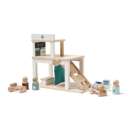 Kid's Concept Houten Speelgoed Ziekenhuis - Kid's Concept - Babywinkel - 7340028731443