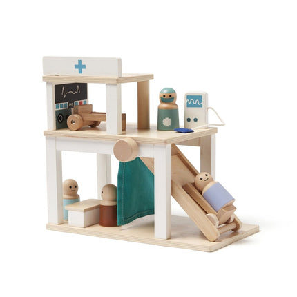 Kid's Concept Houten Speelgoed Ziekenhuis - Kid's Concept - Babywinkel - 7340028731443