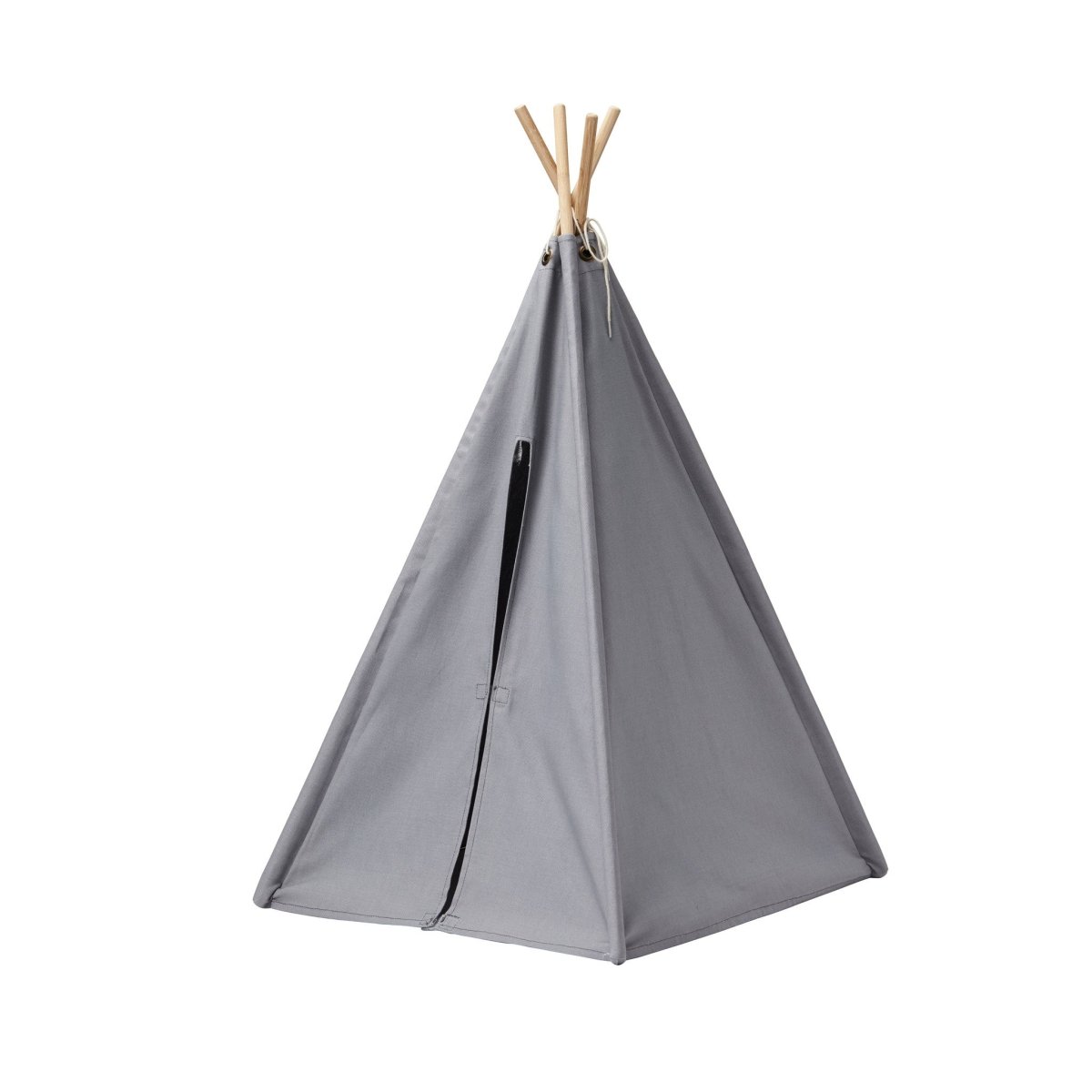 tipi zelt grau weiß Kid's Concept Tipi-Zelt Mini Grau – Babywinkel