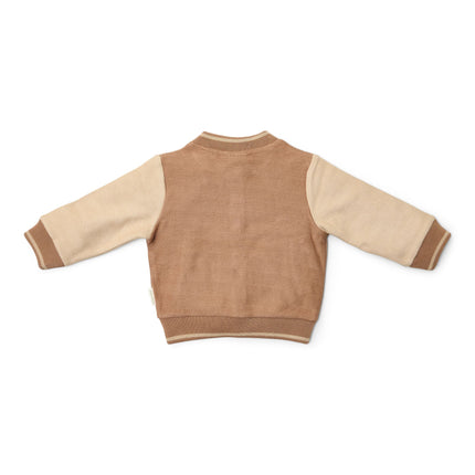 Strickstrickjacke Braun/Taupe