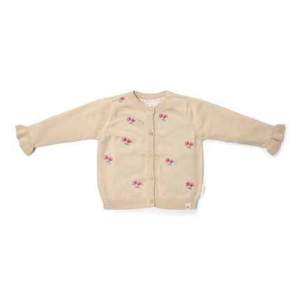 Strickjacke Sand