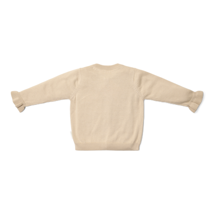 Strickjacke Sand