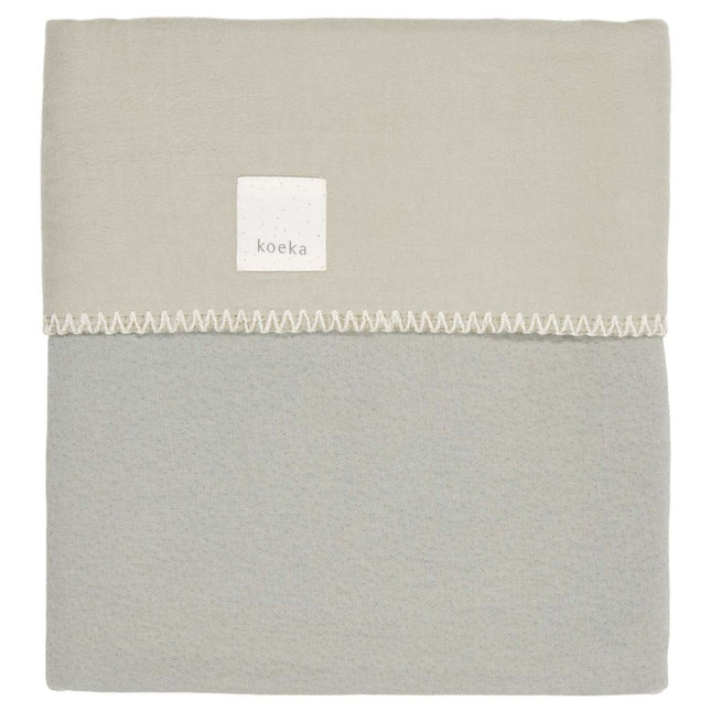 Koeka Ledikantdeken Flanel Runa Leaf - Koeka - Babywinkel - 8718276178850