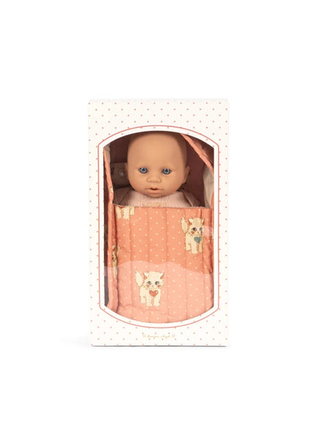Konges Sløjd Babypop Met Draagmand Ciao Miao Rose koop je bij Babywinkel