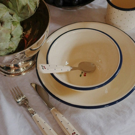 Konges Slojd Baby Bestekset Navy Dots koop je bij Babywinkel