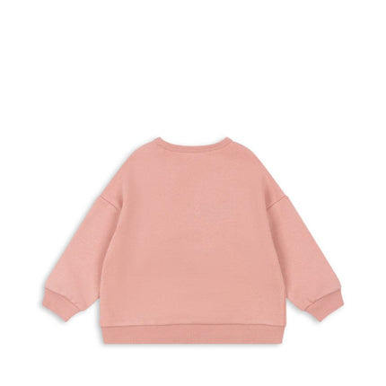 Konges Slojd Baby Sweater Lou Terry Sweat OCS Mellow Rose koop je bij Babywinkel