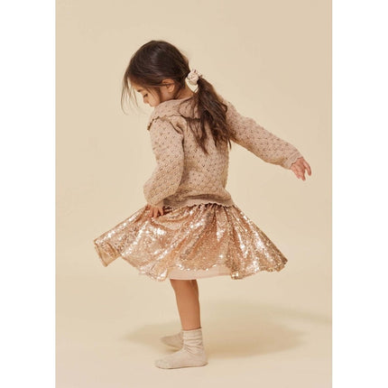 Konges Slojd Babyrokje Starla Sequin Gold Blush - Konges Slojd - Babywinkel - 5715404099387